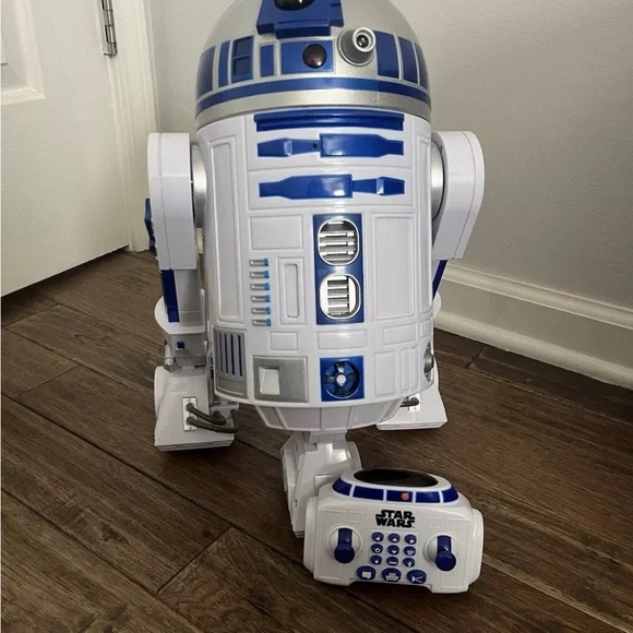 Thinkway Toys Star Wars R2D2 Interactive Robotic Droid Toys R Us Exclusive